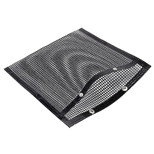 30x24CM Fiberglass Barbecue Grill Bags Mesh Pouch Heat-Resistant BBQ Meat Vegetable Grilling Bag (BPA-Free, No FDA Certified) - Black - 1