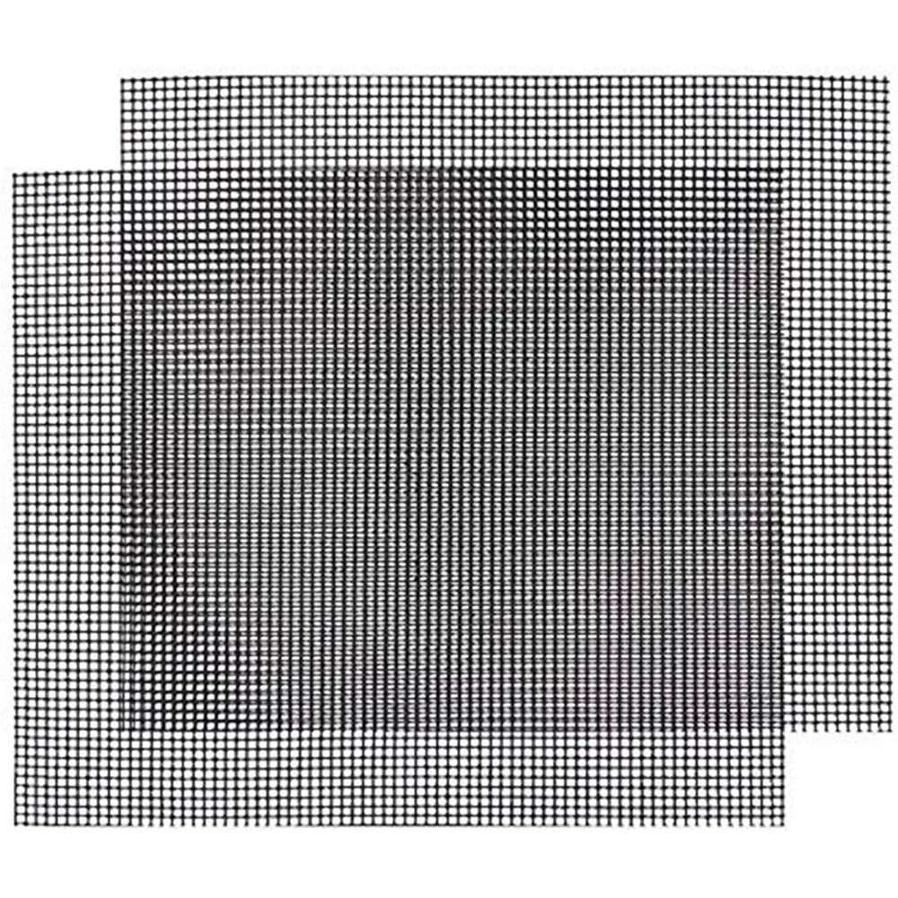 2Pcs 30x40cm Fiberglass Barbecue Mesh Mat High Temperature Resistant Non-stick Grilled Fish Mesh Pads (No FDA Certification, BPA-free) - 1