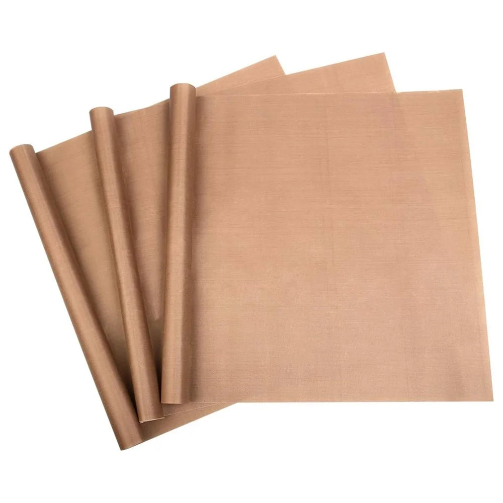 3PCS 40x60CM PTFE Fiberglass Cake Baking Mat Non-Stick Oven Liners Barbecue Grill Mat (BPA-Free, No FDA Certified) - White - 1