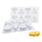 8-Grid Cheese Mousse Cake Mold Silicone Baking Mold DIY Soap Scented Candle Mold (BPA-Free, No FDA Certificate) - 1