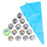 15Pcs / Set Christmas Icing Piping Nozzles with Cream Pastry Bag for Cake DIY Decorating (No FDA Certificate) - 1
