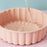 Flower Shape Silicone Baking Pan Round Tray Bread Mousse Cake Mold (BPA-Free, No FDA Certified) - Beige - 3