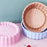 Flower Shape Silicone Baking Pan Round Tray Bread Mousse Cake Mold (BPA-Free, No FDA Certified) - Beige - 4