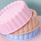 Flower Shape Silicone Baking Pan Round Tray Bread Mousse Cake Mold (BPA-Free, No FDA Certified) - Beige - 5
