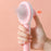 Self-Cleaning Cat Dog Brush Tangled Hair Cleaning Pet Grooming Comb Gift with Plastic Handle - Grey - 2