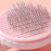 Self-Cleaning Cat Dog Brush Tangled Hair Cleaning Pet Grooming Comb Gift with Plastic Handle - Grey - 3