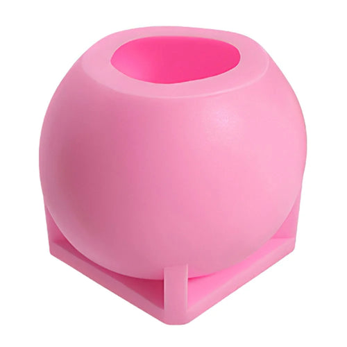SX-SW-65 Apple Shape Mousse Cake Mold Christmas Eve Candle Silicone Mold (BPA-Free, No FDA Certificate) - 1