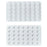 35 Grids Silicone Mold French Mousse Cake Mooncake DIY Baking Tool (BPA Free, No FDA Certificate) - Oval - 1