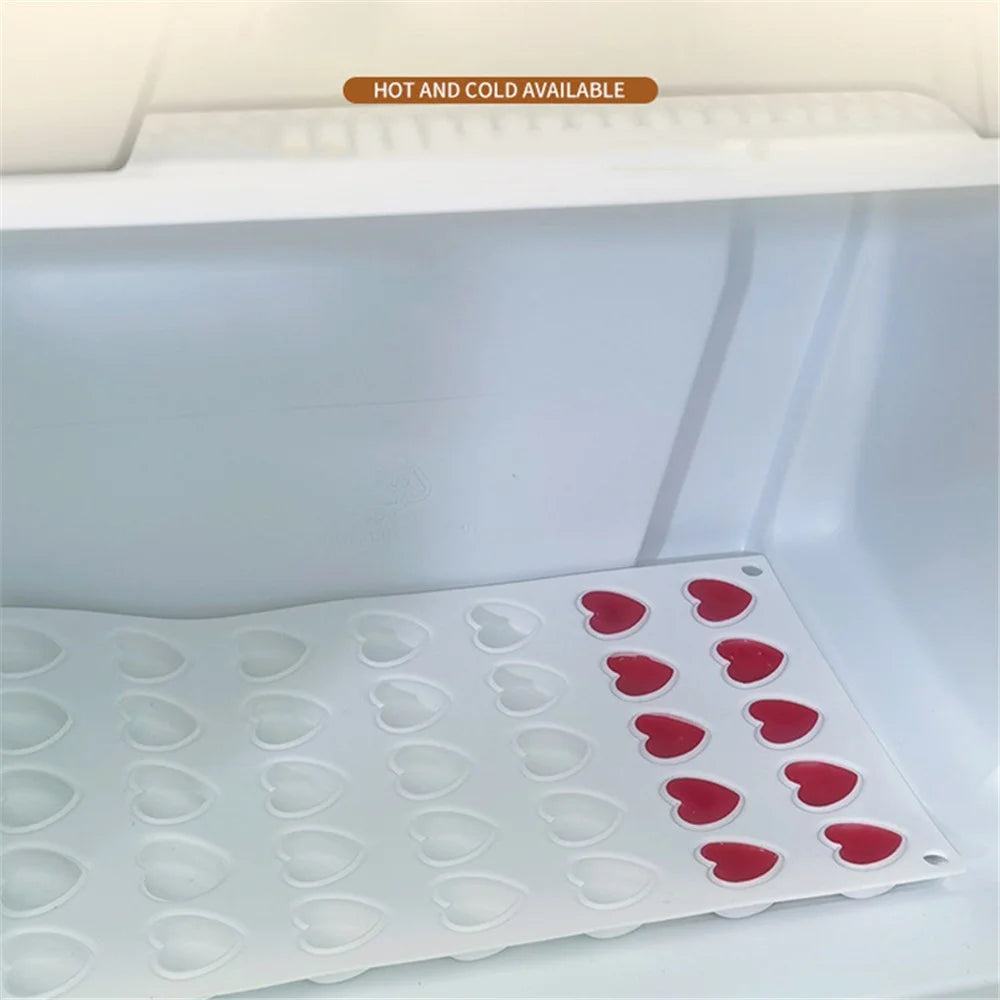 35 Grids Silicone Mold DIY Baking Pudding Mousse Cake Mold Kitchen Tool (BPA Free, No FDA Certificate) - Flat Round - 2