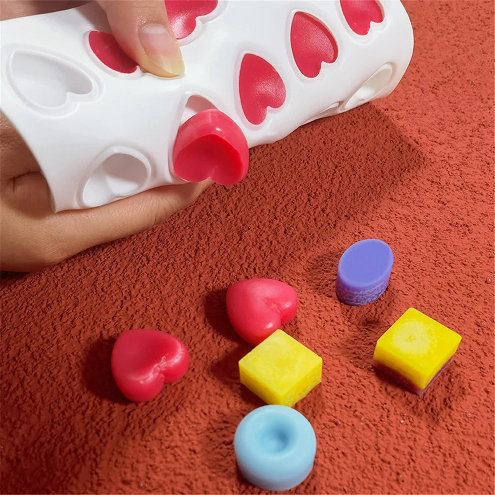 35 Grids Silicone Mold DIY Baking Pudding Mousse Cake Mold Kitchen Tool (BPA Free, No FDA Certificate) - Flat Round - 4