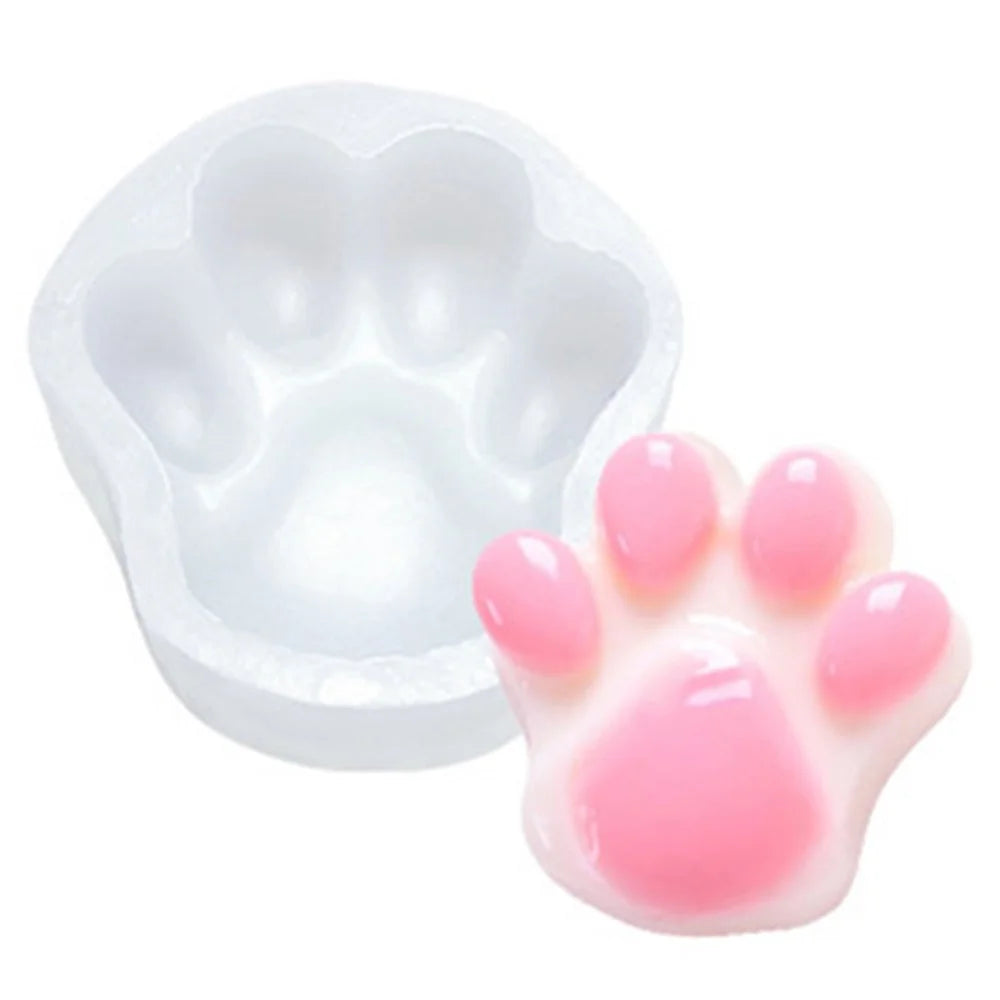 Mousse Cake Silicone Mold DIY Dessert Jelly Pudding Mold (No FDA Certification, BPA Free) - Cat Claw - 1