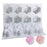 DG-15 Large Size 8-Cell Cat Claw Shape Mousse Cake Mold Jelly Pudding Silicone Mold (No FDA, BPA Free) - 1