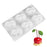 Fruit Shape Mousse Cake Silicone Mold Cute Dessert Making Mold (No FDA, BPA Free) - 6-Cell Double Cherry - 2