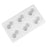 Fruit Shape Mousse Cake Silicone Mold Cute Dessert Making Mold (No FDA, BPA Free) - 6-Cell Double Cherry - 5