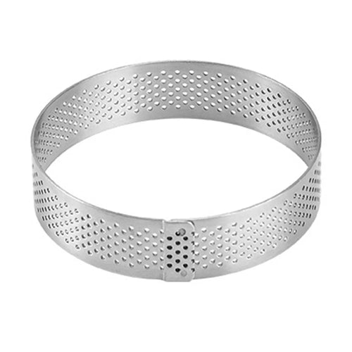 8CM Diameter Round 304 Stainless Steel Mousse Cake Ring Pastry Mold (BPA-Free, No FDA) - 1