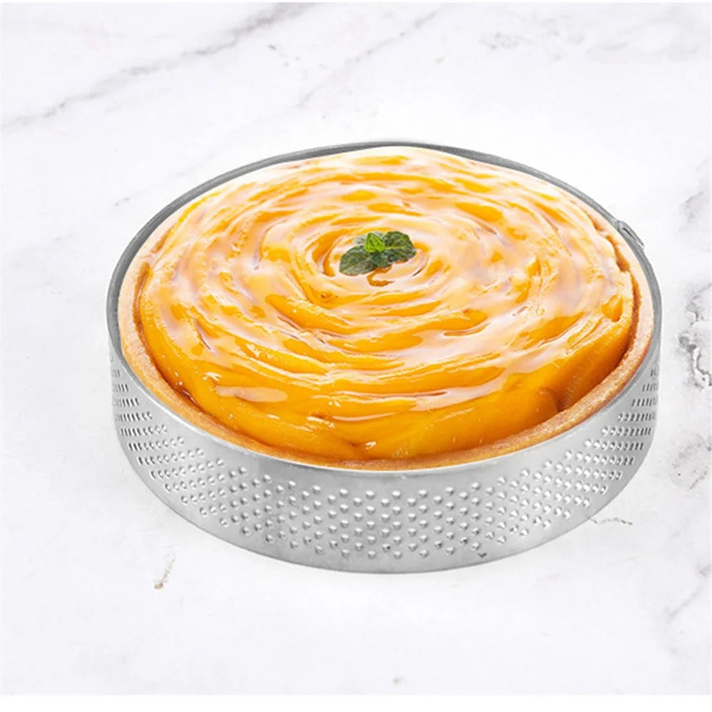 6CM Diameter Baking Mold 304 Stainless Steel Tart Ring for Cake Mousse (BPA-Free, No FDA) - 2
