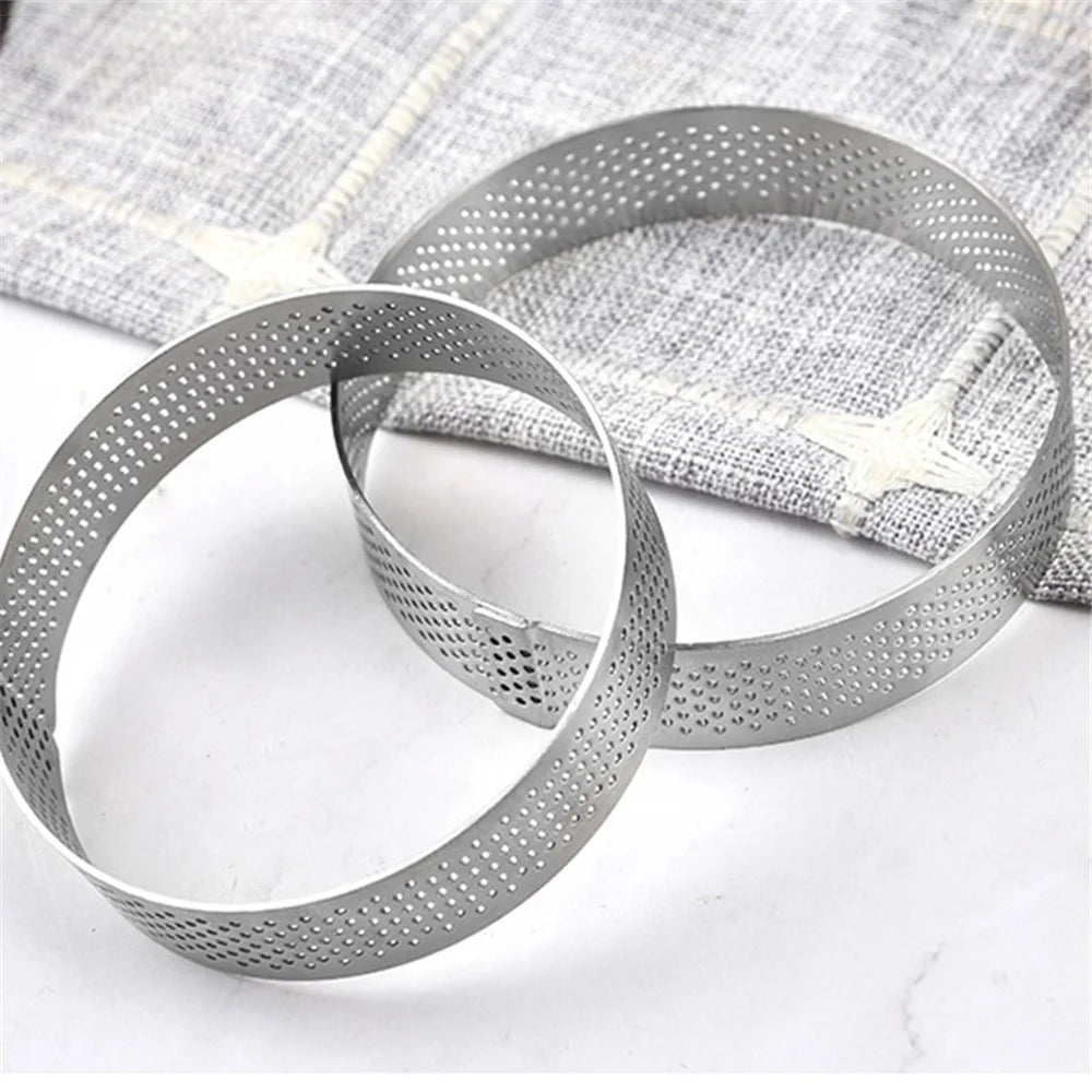 6CM Diameter Baking Mold 304 Stainless Steel Tart Ring for Cake Mousse (BPA-Free, No FDA) - 4