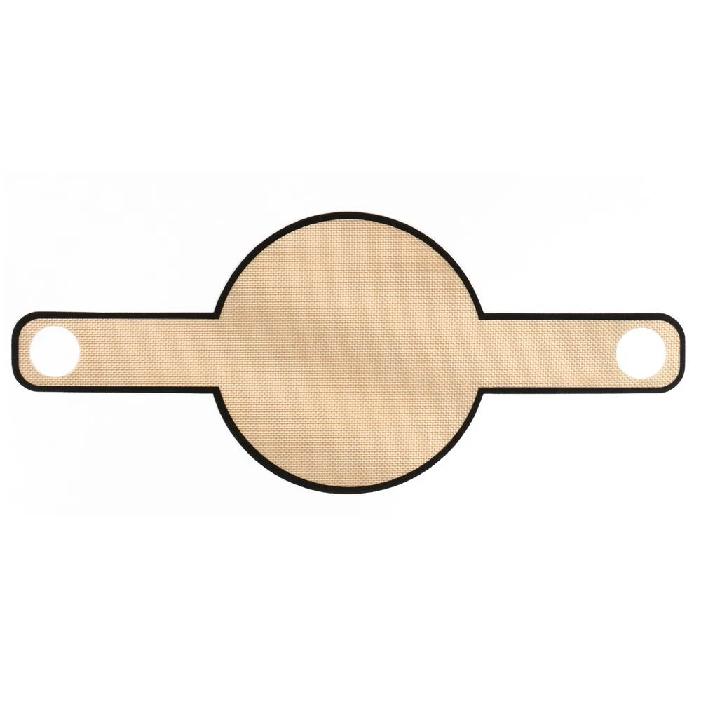 Dutch Oven Bread Baking Pad Long Handles Sling Non-stick Dough Transfer Pad (BPA Free, No FDA) - Brown - 1
