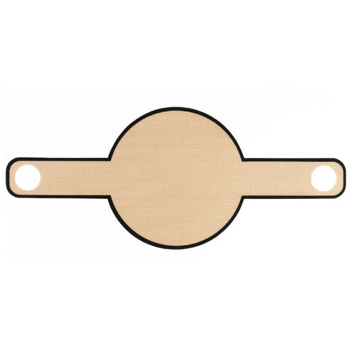 Dutch Oven Bread Baking Pad Long Handles Sling Non-stick Dough Transfer Pad (BPA Free, No FDA) - Brown - 1