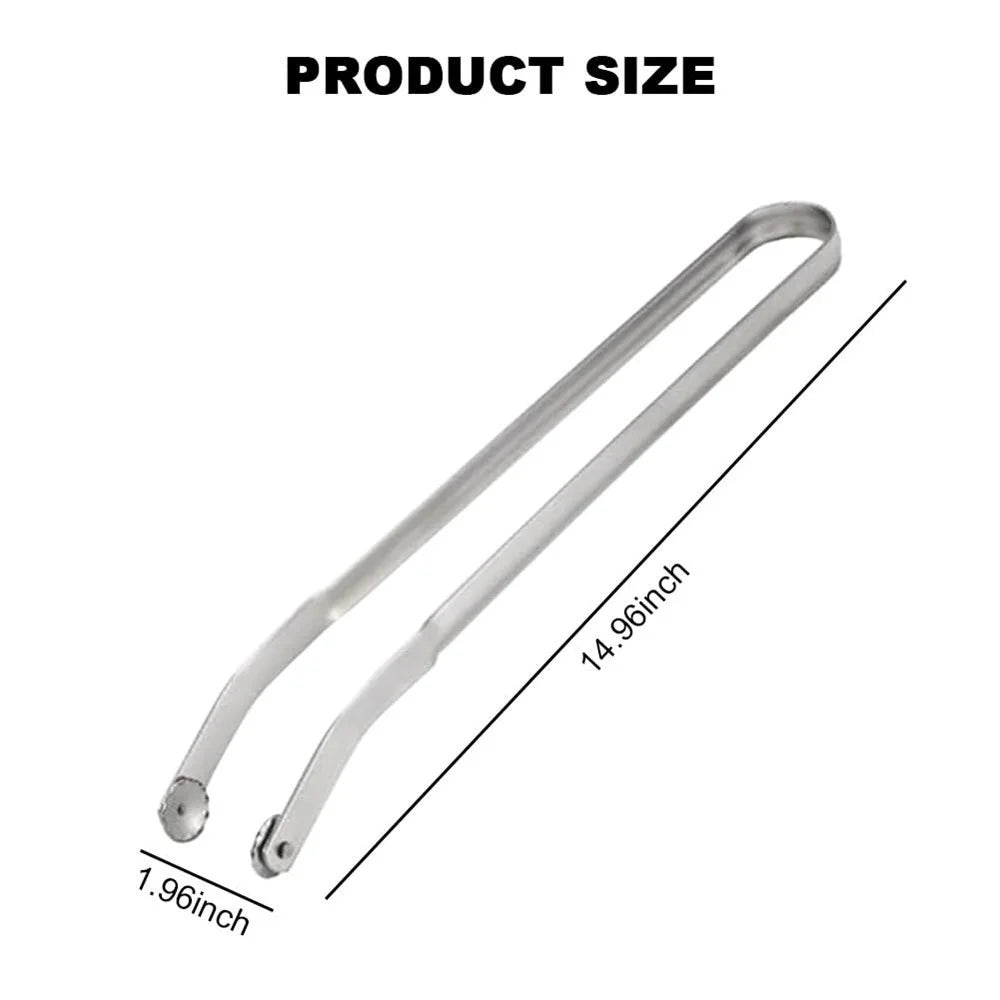 BBQ Tong Stainless Steel Grill Barbecue Clamp (No FDA Certified, BPA-Free) - 7