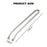 2PCS Stainless Steel Grill Tongs Barbecue Clamps Korean BBQ Tongs (No FDA Certified, BPA-Free) - 7