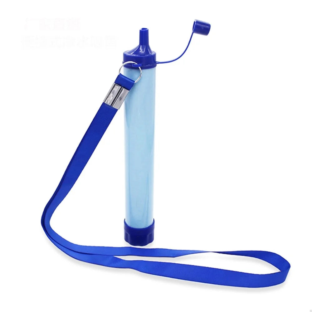 K8612 BPA Free Outdoor Survival Mini Water Purifier Camping Hiking Portable Water Straw Filter (FDA Certificated) - 1