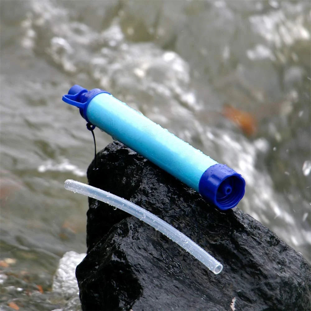 K8612 BPA Free Outdoor Survival Mini Water Purifier Camping Hiking Portable Water Straw Filter (FDA Certificated) - 3