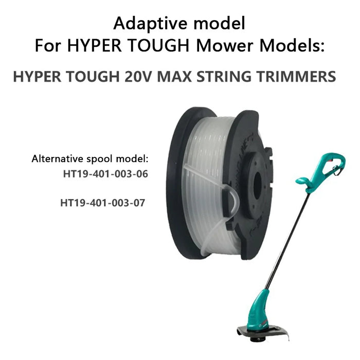 4Pcs Replacement Spools for Hyper Tough 20V Max String Trimmer Wire Reels - 3