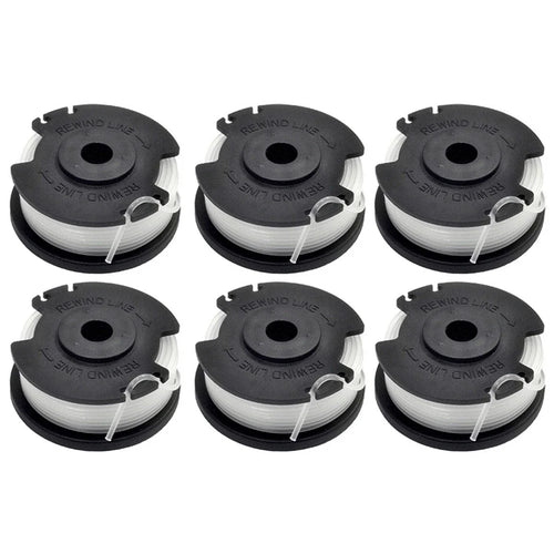 6Pcs Spools for Hyper Tough 20V Max String Trimmer Replacement Wire Reels - 1