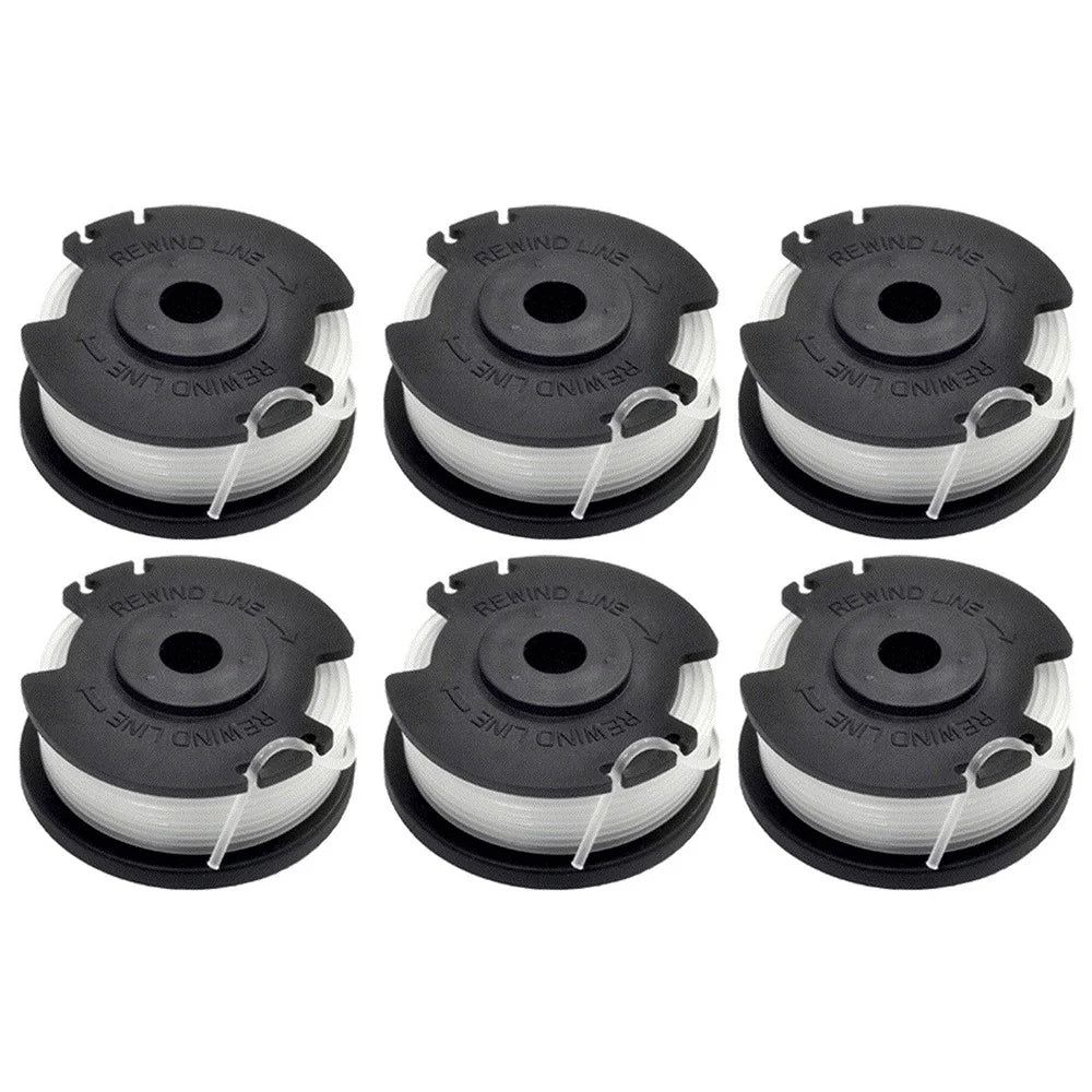 6Pcs Spools for Hyper Tough 20V Max String Trimmer Replacement Wire Reels - 1