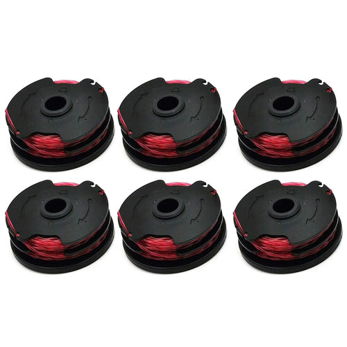 6Pcs Line Spool for Hyper Tough String Trimmer / Worx WG117 / WG118 Nylon Rope Wire Reels, HT18-401-004-01 - 1