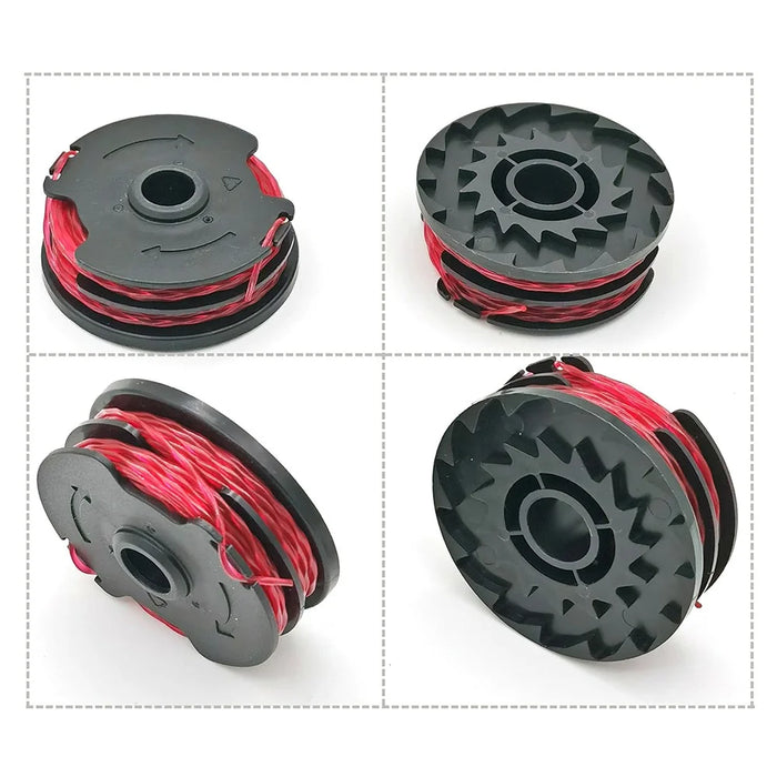 6Pcs Line Spool for Hyper Tough String Trimmer / Worx WG117 / WG118 Nylon Rope Wire Reels, HT18-401-004-01 - 5