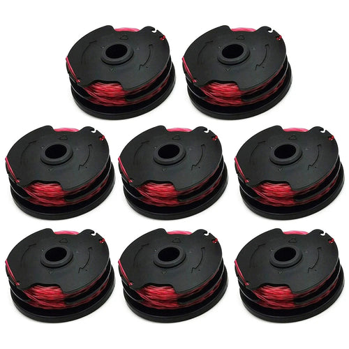 8Pcs Line Spool for Hyper Tough String Trimmer / Worx WG117 / WG118 Nylon Rope Wire Reels, HT18-401-004-01 - 1