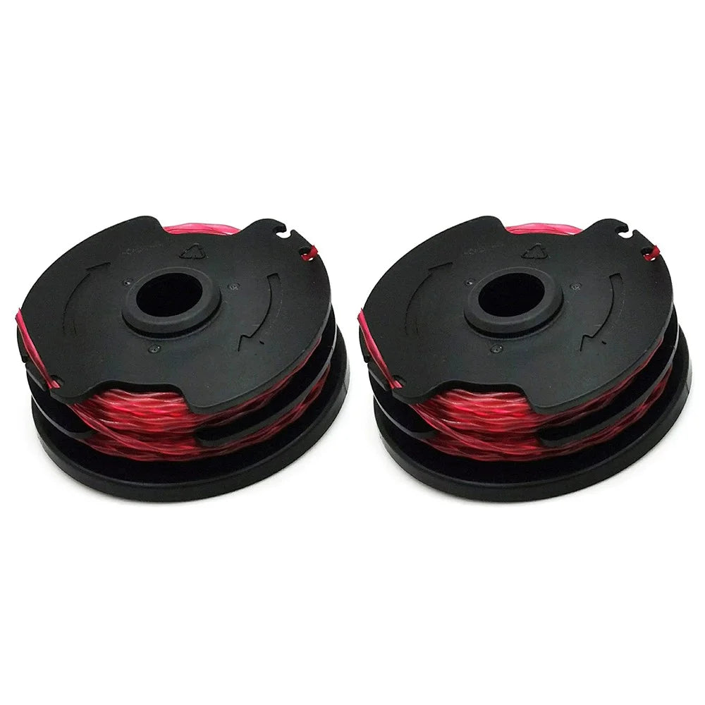 2Pcs Line Spool for Hyper Tough String Trimmer / Worx WG117 / WG118 Nylon Rope Wire Reels, HT18-401-004-01 - 1
