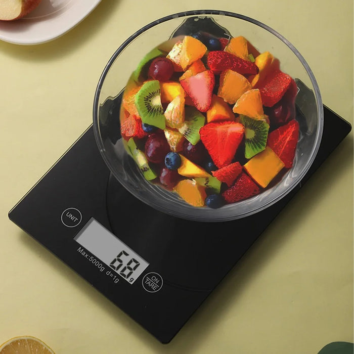 5KG Loading Capacity Food Kitchen Scale Digital Weighing Platform (No FDA Certified, BPA Free) (Without Battery) - 3