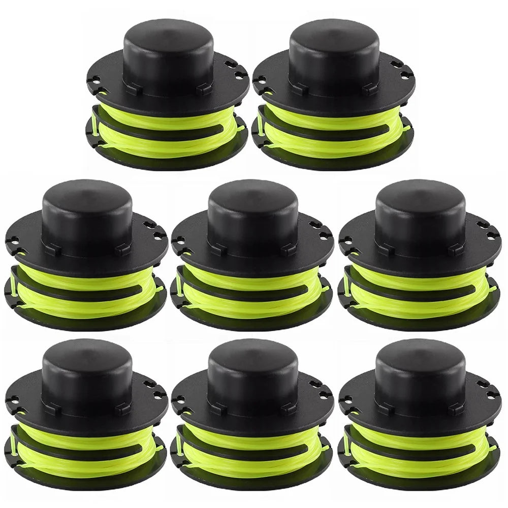 8PCS Replacement Spools for Ryobi Lawn Trimmer Wire Reels RAC119 - 1