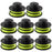 8PCS Replacement Spools for Ryobi Lawn Trimmer Wire Reels RAC119 - 1