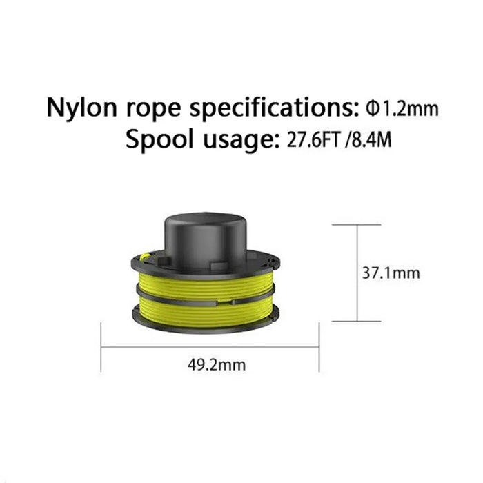 8PCS Replacement Spools for Ryobi Lawn Trimmer Wire Reels RAC119 - 5