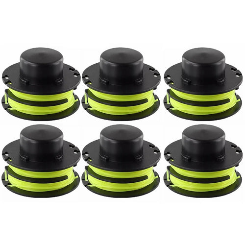 6PCS Nylon Wire Reels for Ryobi Lawn Trimmer Replacement Spools RAC119 - 1