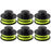 6PCS Nylon Wire Reels for Ryobi Lawn Trimmer Replacement Spools RAC119 - 1