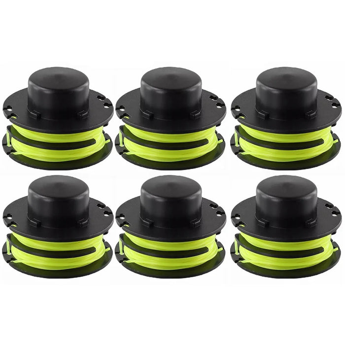 6PCS Nylon Wire Reels for Ryobi Lawn Trimmer Replacement Spools RAC119 - 1
