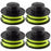4PCS Replacement Spools for Ryobi Lawn Trimmer Nylon Wire Reels RAC119 - 1