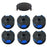 For Homelite UT41112 / UT41121 / UT41120 Lawn Mower 6 Line Spool + 1 Spool Cap, AC41RL3 - 1
