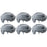 6Pcs For Black & Decker STC5433 Type 1 / STC5433PC Type 1 HDL ABS Heavy Duty Line Spool Cap, 90588530 - 1
