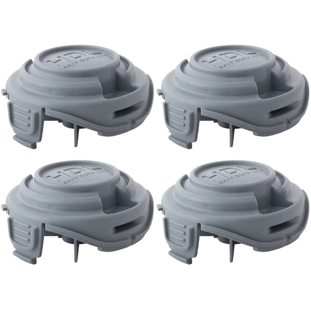 4Pcs For Black & Decker STC5433 Type 1 / STC5433PC Type 1 HDL Heavy Duty Line Spool Cap, 90588530 - 1