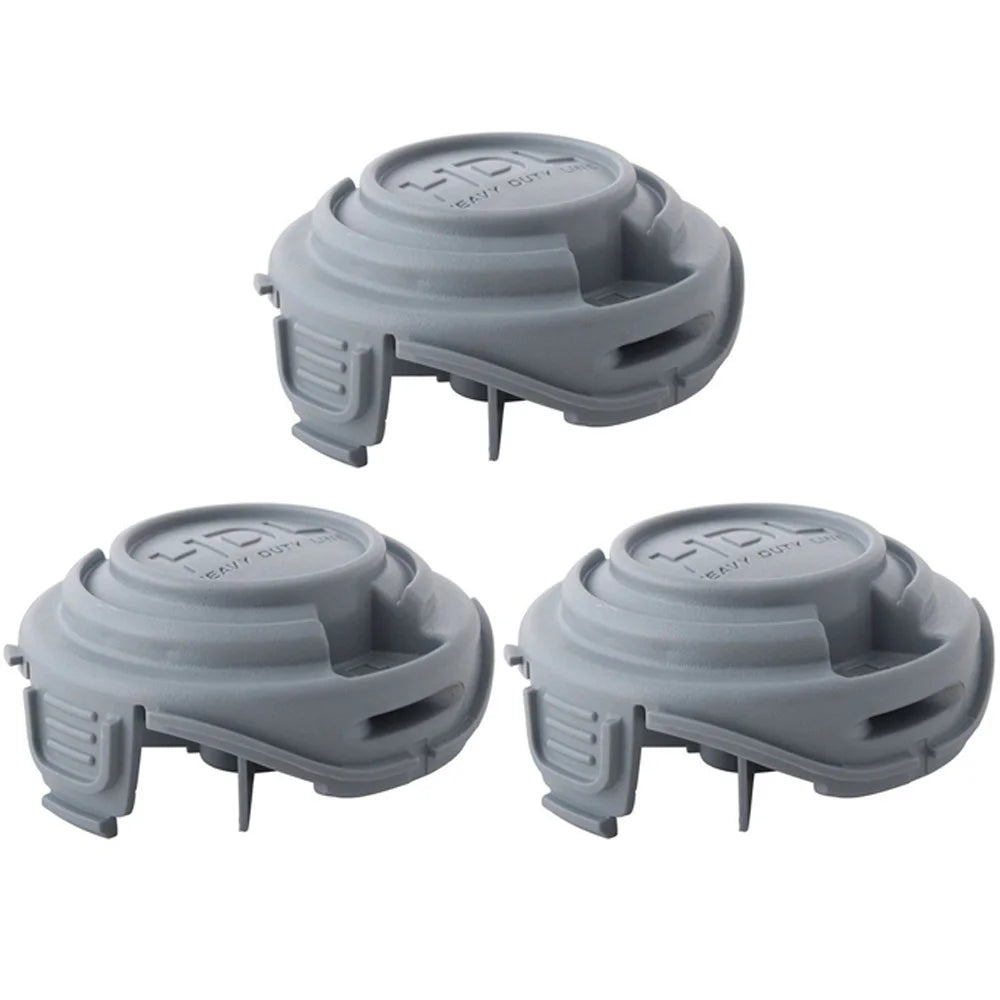 3Pcs For Black & Decker STC5433 Type 1 / STC5433PC Type 1 HDL ABS Line Spool Caps, 90588530 - 1