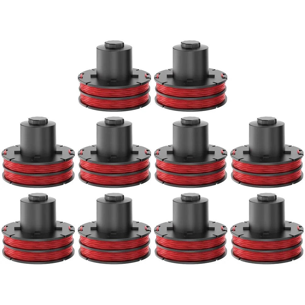 10Pcs Line Spool for AL-KO GTE 350 / GTE 450 / GTE 550 Lawn Trimmer Wire Reel, 112966 - 1