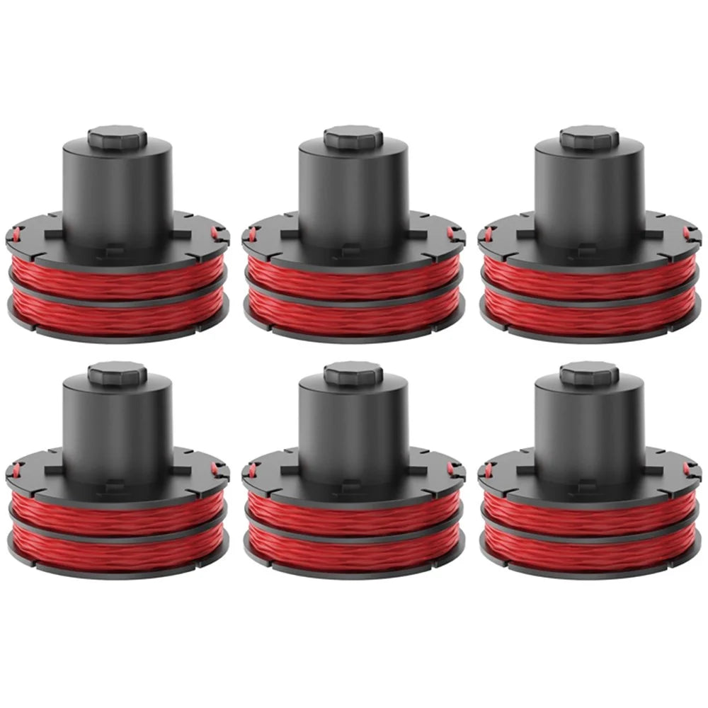 6PCS Replacement Spools for AL-KO Lawn Trimmer Wire Reels 112966 - 1