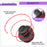 6PCS Replacement Spools for AL-KO Lawn Trimmer Wire Reels 112966 - 2