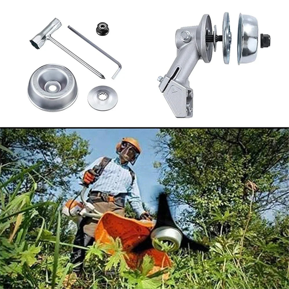 For Stihl FS120 / FS130 Trimmer Brush Cutter Metal Wrench Collar Nut Rider Plate Thrust Washer Accessory Kit - 3